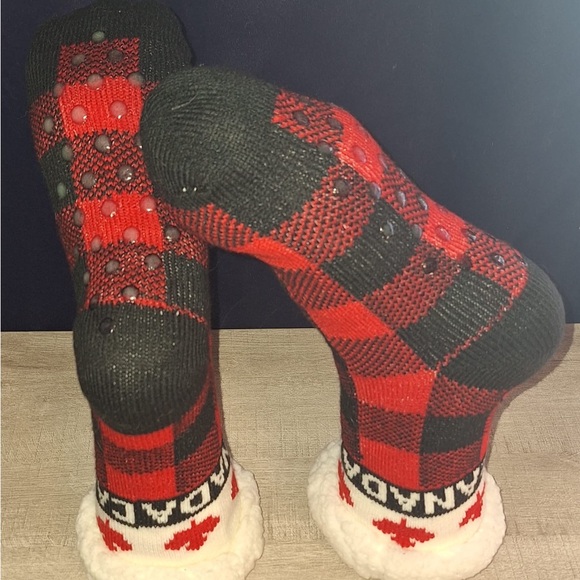 Womens Slipper Fuzzy Socks Non Slip Grips Winter Warm - Picture 5 of 8